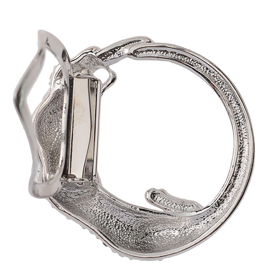 Scarecrow ötvözetű kitűző gyémántbevonattal, virágos mozaika, női ékszer