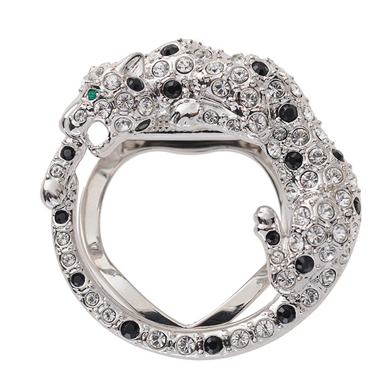 Scarecrow ötvözetű kitűző gyémántbevonattal, virágos mozaika, női ékszer