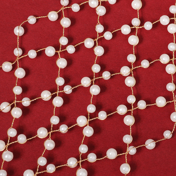 Hajpánt – kézzel készült gyöngyös, fonott menyasszonyi hajdísz, gyöngyökkel és kristályokkal, ötvözet • vintage • kézi kötés • Xuan yan • 2025 ősz