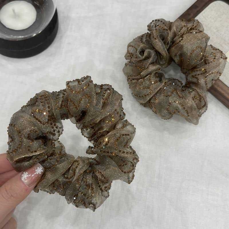 Szív alakú hajháló fejfedő, anyag: szövet, kézzel készített, Yiwu eredet, 2023 ősz