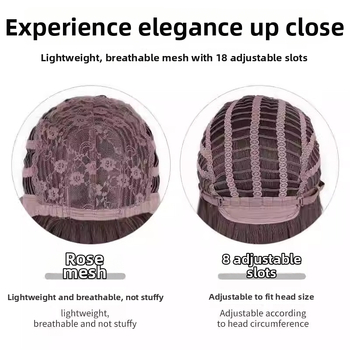 Hosszú göndör paróka fejkendővel, természetes megjelenés, fehérje szálból, nem festhető és nem permelhető