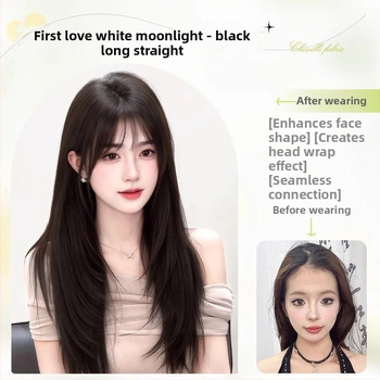 Hajtopper — hosszú egyenes haj, természetes mindennapi megjelenés; anyag: magas hőálló rostok; gyártási technológia: mechanizmus; nem festhető