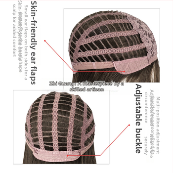 Hosszú göndör paróka természetes stílussal, modell G12, anyag: hőálló szálak, egyenes frufru