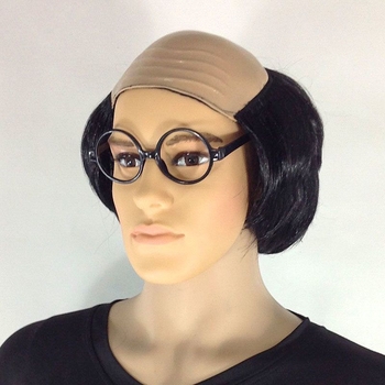 Színpadi paróka rövid göndör hajjal, anyag: normál hőmérsékletű huzal, modell 1