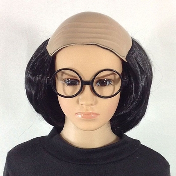 Színpadi paróka rövid göndör hajjal, anyag: normál hőmérsékletű huzal, modell 1