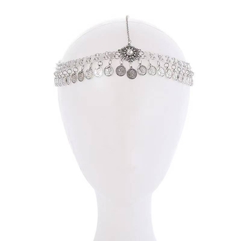 Női hajpánt tassel díszítéssel, etno stílusú fejfedő — anyag: Egyéb; kategória: Fejfedők; Őszi 2024.