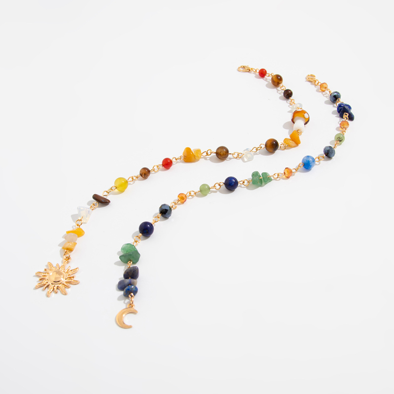 Fésűs hajákszer füzérrel – Türkiz, Kristály, Akril gyöngyök, Agat, Ötvözet (Anyagok: Türkiz, Kristály, Akril gyöngyök, Agat, Ötvözet; Stílus: Nők, Divat; Oldalsó csipesz)