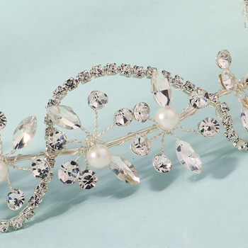 perlena traka za kosu, Mianino, model Hs-j7440s, oblik lista