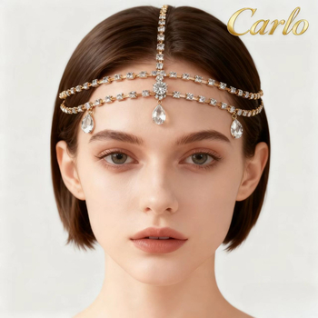Accesorii pentru cap, stil Maillard, aliaj, Carlo jewelry, formă floare