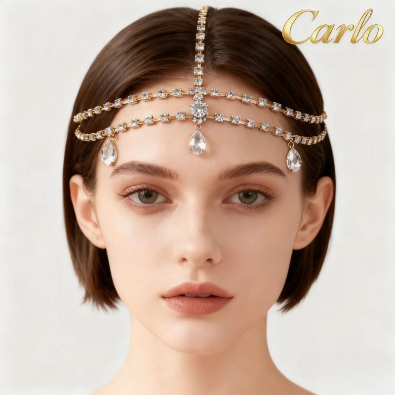 Accesorii pentru cap, stil Maillard, aliaj, Carlo jewelry, formă floare