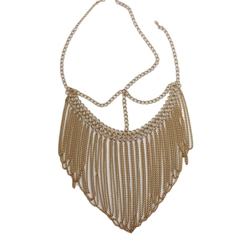 Női fejlánc fém tassel, alumínium 8-as alakú lánccal, indián stílusú díszítő fejékszer, elektroplatált felülettel