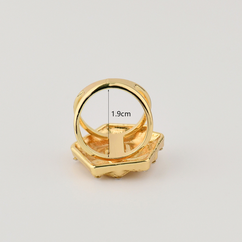 Ötvözet sálcsat – etnikus stílus, uniszex, virág alak, elektroplating, gyémánt beültetések