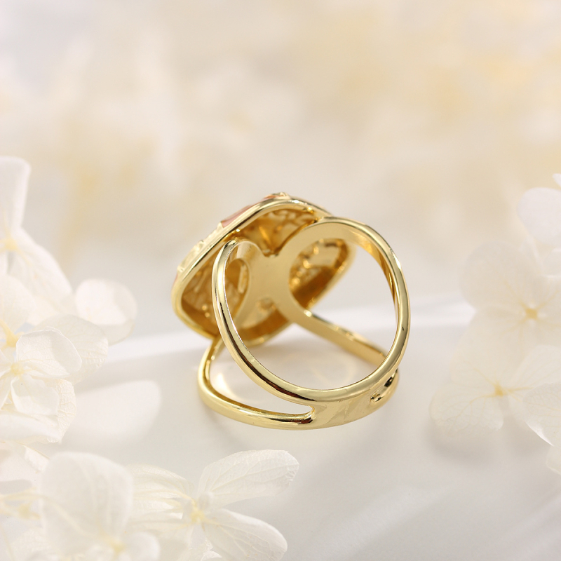 Etno-stílusú kendőkapocs, női dizájn, virágmotívum, térkép dizájn olajcsepp effektussal, ötvözet csat platina betéttel