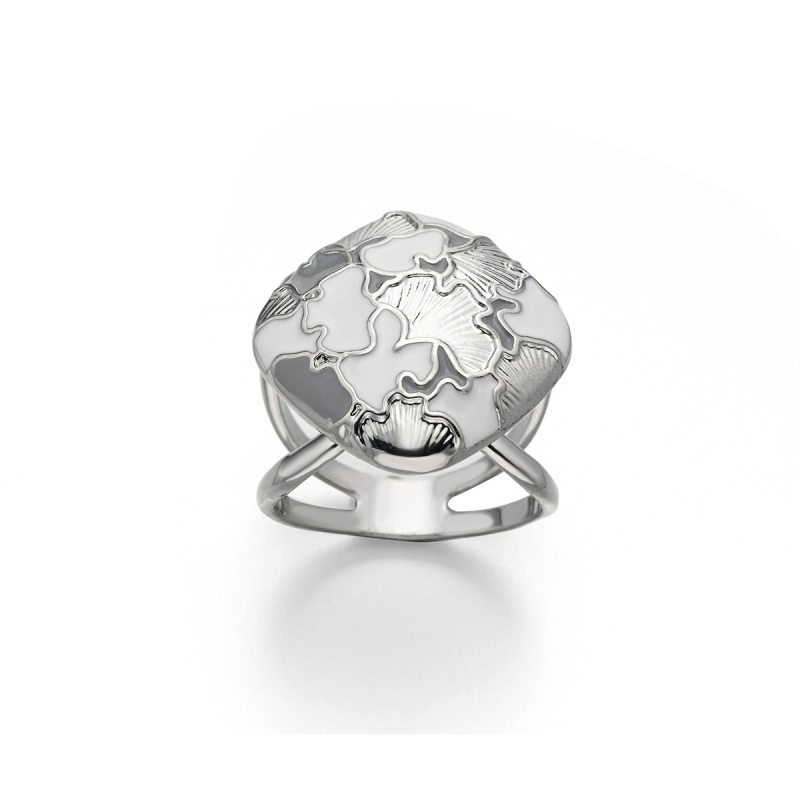 Etno-stílusú kendőkapocs, női dizájn, virágmotívum, térkép dizájn olajcsepp effektussal, ötvözet csat platina betéttel