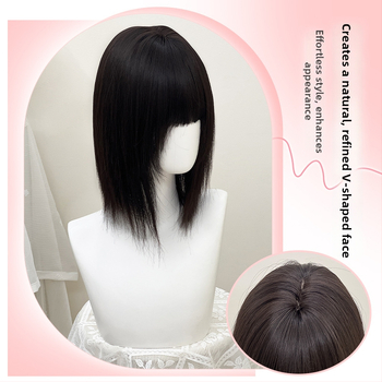 Lalisa pj001 Paróka darab - egyenes haj, magas hőmérsékletű huzal, mechanizmusos feldolgozás, univerzális illeszkedés