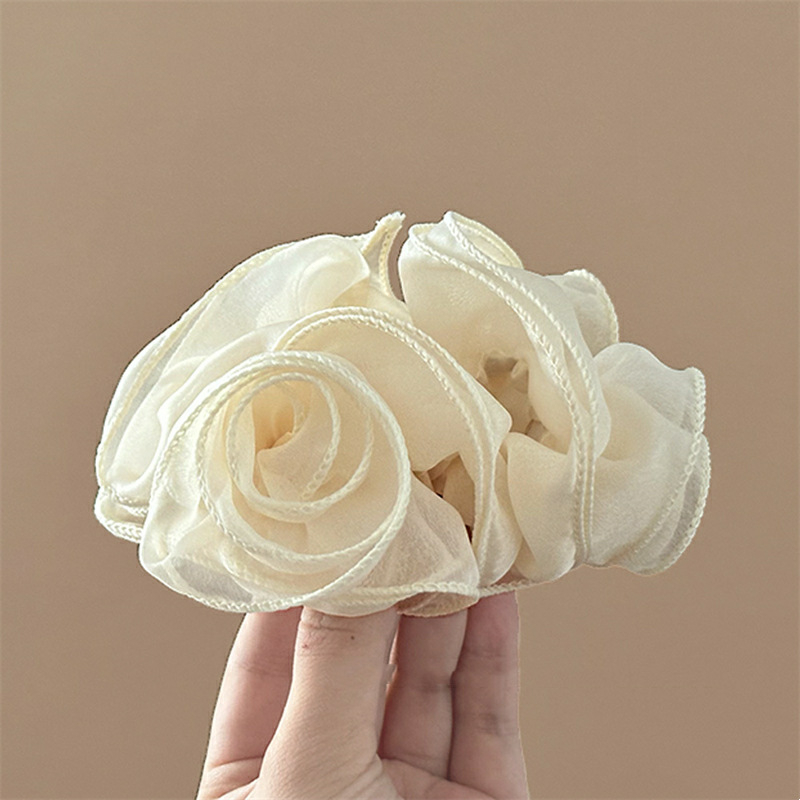 Textil hajgumi, kézzel készített, 2024 ősz, édes stílus, magas rugalmasság