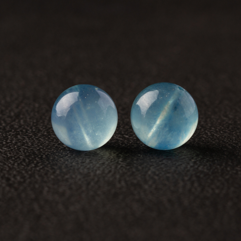 Ελεύθερες χάντρες από φυσικό ακουαμαρίν, 7A κατηγορία, εξαρτήματα DIY κοσμημάτων για βραχιόλι και κολιέ