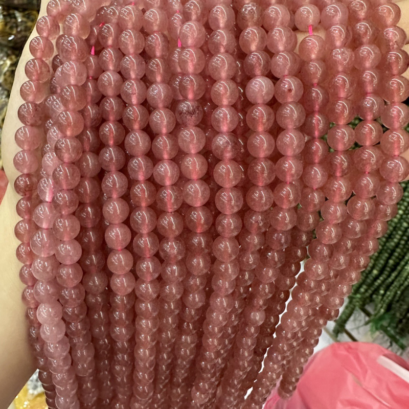 Mărgele din piatră naturală - formă rotundă, model geometric, tăiate și lustruite, stil modern