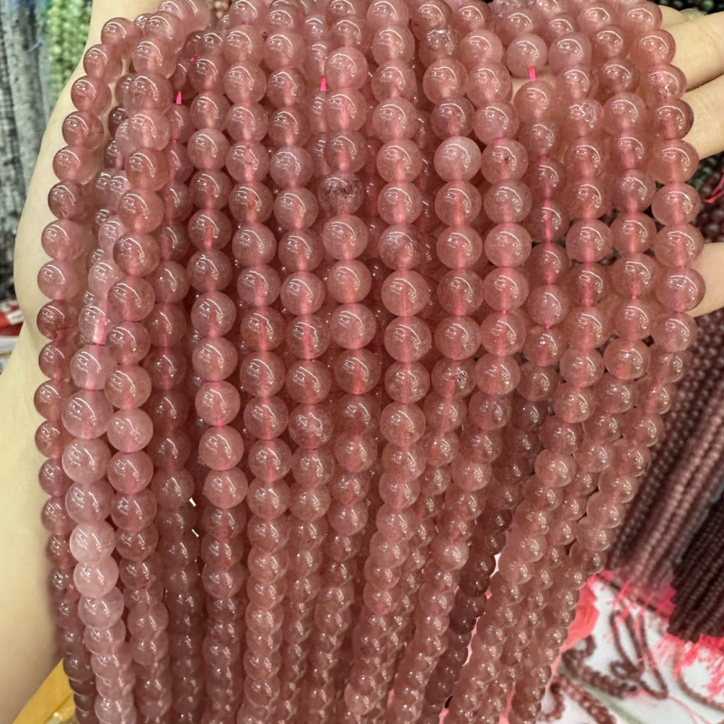 Mărgele din piatră naturală - formă rotundă, model geometric, tăiate și lustruite, stil modern