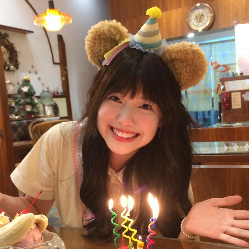 Plüss fejpánt medvés füllel, Unique márka, édes stílus, tavasz 2025 kiadás