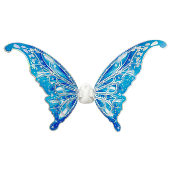 Villogó pillangó szárnyak elektromos működésű, világít és mozog, 4–6 éveseknek, műanyagból, színes dobozos csomagolás