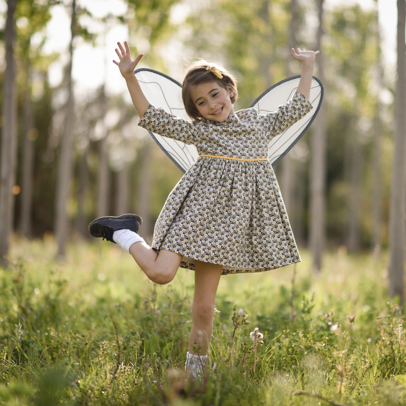 Makiažo kostiumo rekvizitas: angelo sparnai iš organzos - pusiau rankinis, pusiau mechaninis gaminimas, East Promise