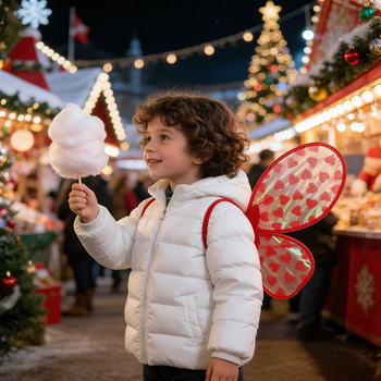 Audinių drugelių sparnai kostiumo rekvizitas, karikatūrinis raštas, pusiau rankinis ir pusiau mechaninis gaminimas, dovana paruošta