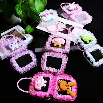 Gaismas karikatūras pleca soma ar diagonālo siksnu, plastmasas interaktīvā rotaļlieta