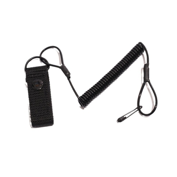 Vanjski taktički lanyard za pojas s oprugom, čelična konstrukcija, svestran dizajn, pogodan za sve sezone