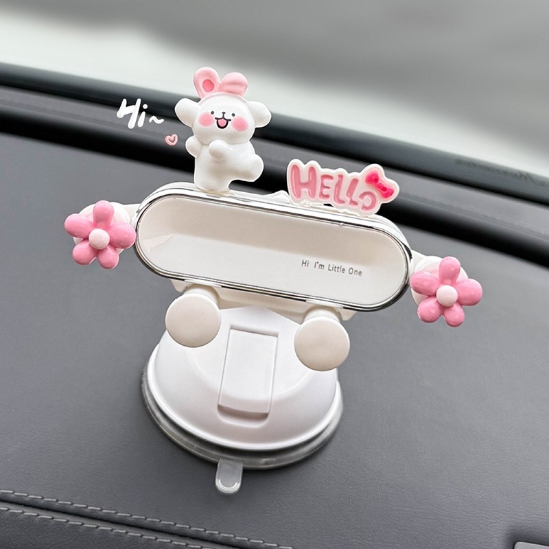 Държач за мобилен телефон за автомобил на таблото с вакуумна чашка (Марка: Shuai Hao, Монтаж: вакуумна чашка, Съвместимост: универсален модел, Не се зарежда)