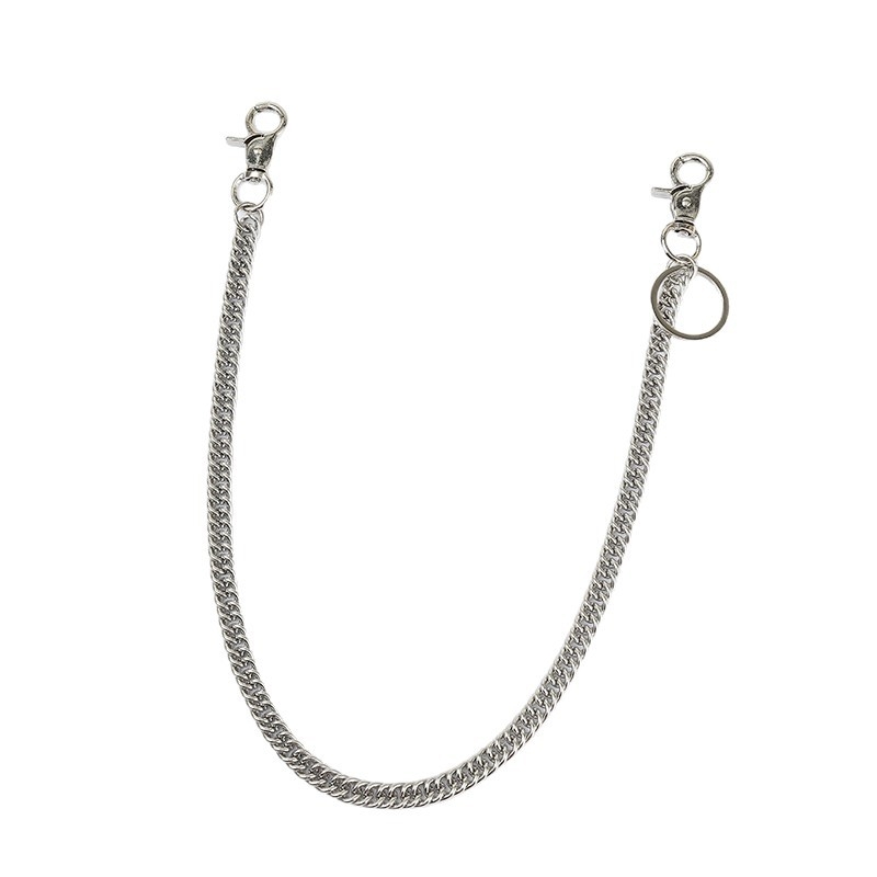 Metalni lanac za hlače, unisex, minimalistički punk stil, debeli lanac za traperice