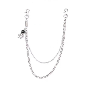 Lanț talie cu pandantiv astronaut, metal, stil versatil, lansare primăvara 2025