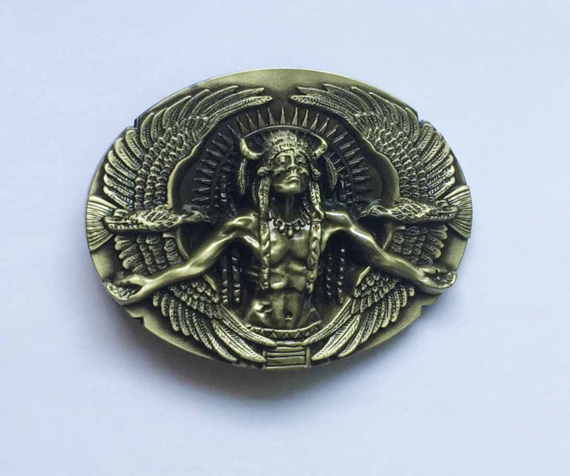 Cataramă de centură din aliaj, netedă, stil occidental, vara 2020.