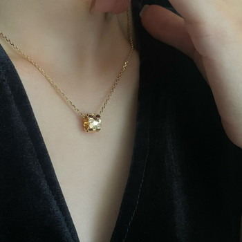 Colier din argint S925 – fagure de albine, pandant geometric, lanț în spirală, lungime 41–50 cm