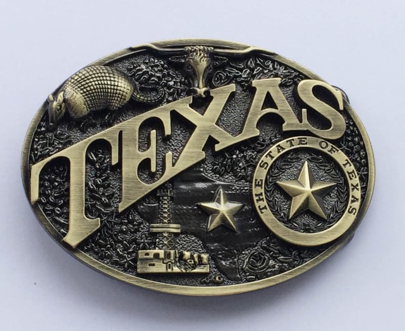 Cataramă pentru curea cu design cap de taur din Texas, aliaj de zinc, cataramă netedă, potrivită pentru toate anotimpurile, Vara 2020