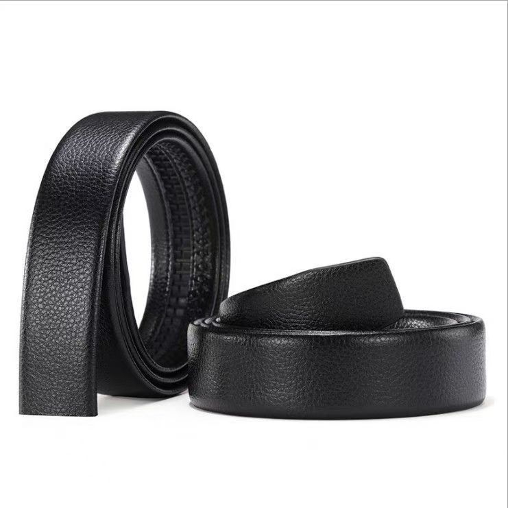 Férfi öv PU bőrből automata zárással, szélesség 2-4 cm, stílus: üzleti, hétköznapi, sokoldalú, galvanizált felület