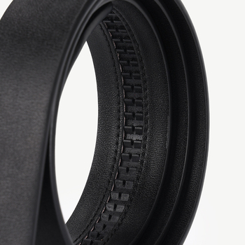 Curea de bărbați din piele naturală cu cataramă automată, piele din stratul doi, lățime 2–4 cm, stil business