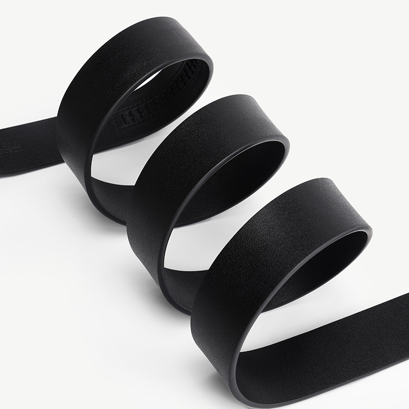 Curea de bărbați din piele naturală cu cataramă automată, piele din stratul doi, lățime 2–4 cm, stil business