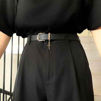 Centură din piele ecologică, cataramă din aliaj, închidere cu știft, lățime 2-4 cm, Vară 2024