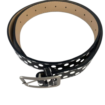 Curea pentru femei din piele artificială, cataramă din aliaj, închidere cu pin, lățime 2–4 cm, design cu puncte