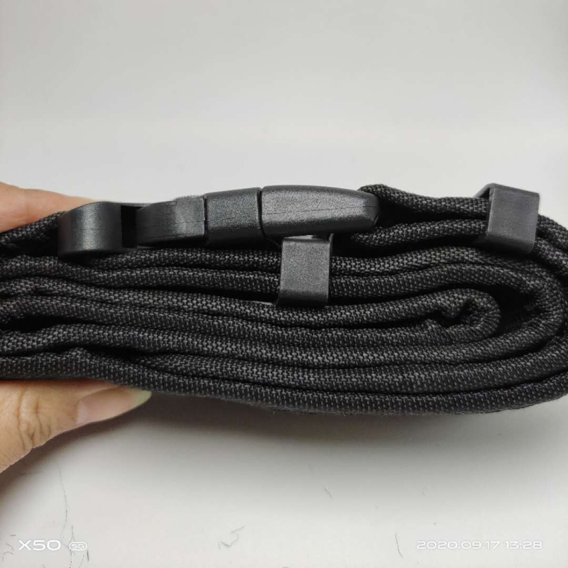 Colan de securitate pentru exterior, din țesătură, cu cataramă din plastic, închidere cu cataramă, lățime >4 cm