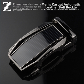 Vyrinė automatinė diržo sagtis iš lydinio, D formos, pritaikoma, verslo reikmėms.