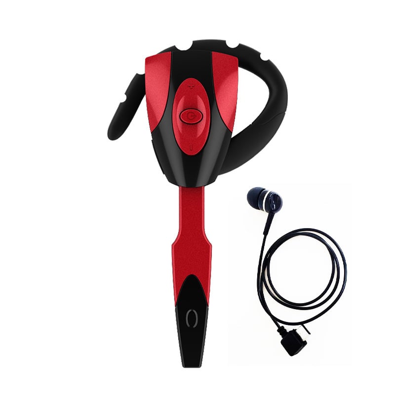 Bežični Bluetooth headset s kukicom za uho za igranje i vožnju – domet 10 m, IPX6 otpor, Bluetooth 5.0, trajanje baterije preko 8 sati