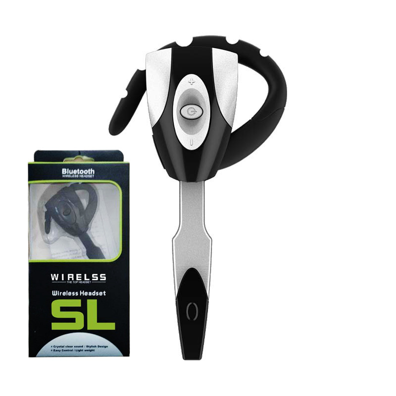 Bežični Bluetooth headset s kukicom za uho za igranje i vožnju – domet 10 m, IPX6 otpor, Bluetooth 5.0, trajanje baterije preko 8 sati