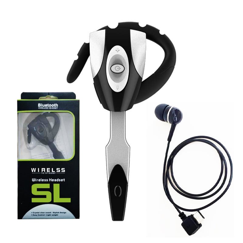 Bežični Bluetooth headset s kukicom za uho za igranje i vožnju – domet 10 m, IPX6 otpor, Bluetooth 5.0, trajanje baterije preko 8 sati