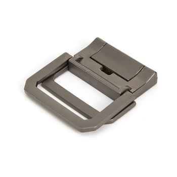 Lydinio diržo sagtis su dvigubu žiedu užraktu, D formos, plokščias sagtis