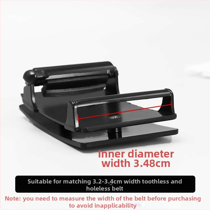 Мъжка автоматична закопчалка за колан, без зъби, метална сплав, без дупки, без слот за карта