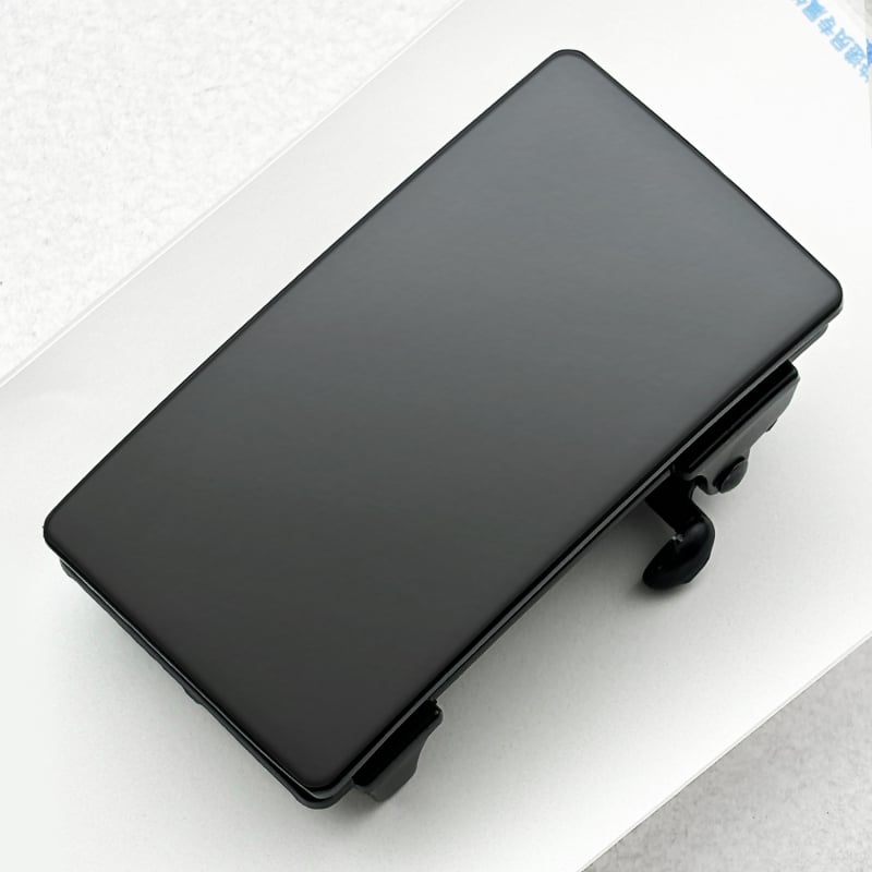 Мъжка автоматична закопчалка за колан, без зъби, метална сплав, без дупки, без слот за карта