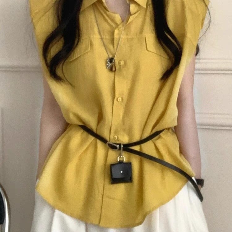 Geantă pătrată tip curea, cu curea decorativă detașabilă – piele imitatie, cataramă din aliaj, închidere cu știft, lățime subțire (<2 cm), husă mini pentru monede și chei, Hoshino, Vara 2025