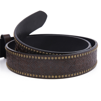 Curea din piele PU cu cataramă din aliaj, închidere cu placă, lățime 2-4 cm, stil retro vintage, design reliefat